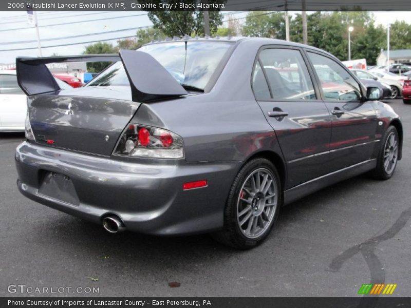 Graphite Gray / Black Alcantara 2006 Mitsubishi Lancer Evolution IX MR