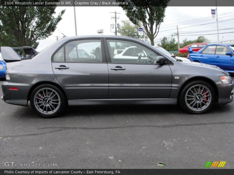 Graphite Gray / Black Alcantara 2006 Mitsubishi Lancer Evolution IX MR