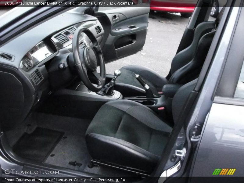 Graphite Gray / Black Alcantara 2006 Mitsubishi Lancer Evolution IX MR