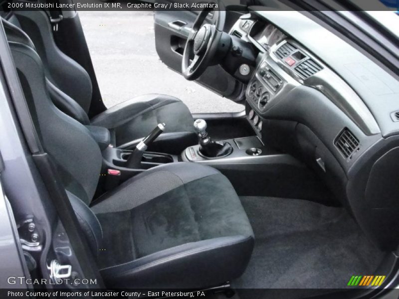 Graphite Gray / Black Alcantara 2006 Mitsubishi Lancer Evolution IX MR