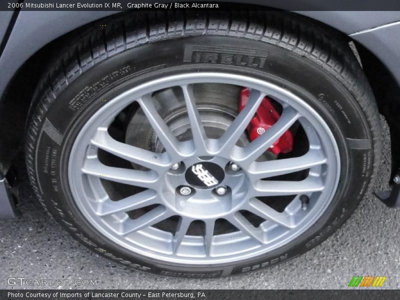 Graphite Gray / Black Alcantara 2006 Mitsubishi Lancer Evolution IX MR