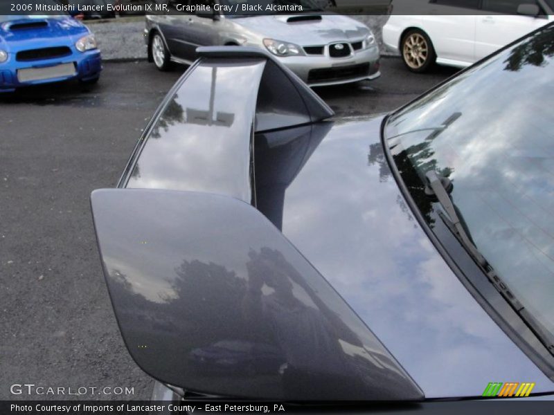 Graphite Gray / Black Alcantara 2006 Mitsubishi Lancer Evolution IX MR