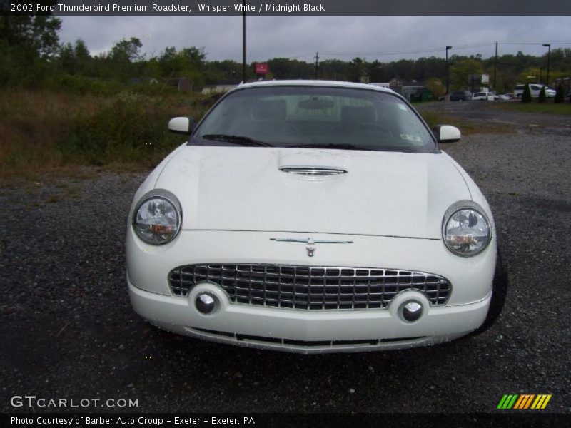Whisper White / Midnight Black 2002 Ford Thunderbird Premium Roadster