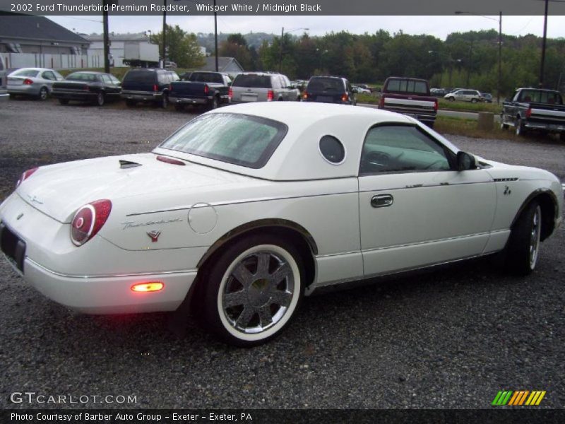 Whisper White / Midnight Black 2002 Ford Thunderbird Premium Roadster