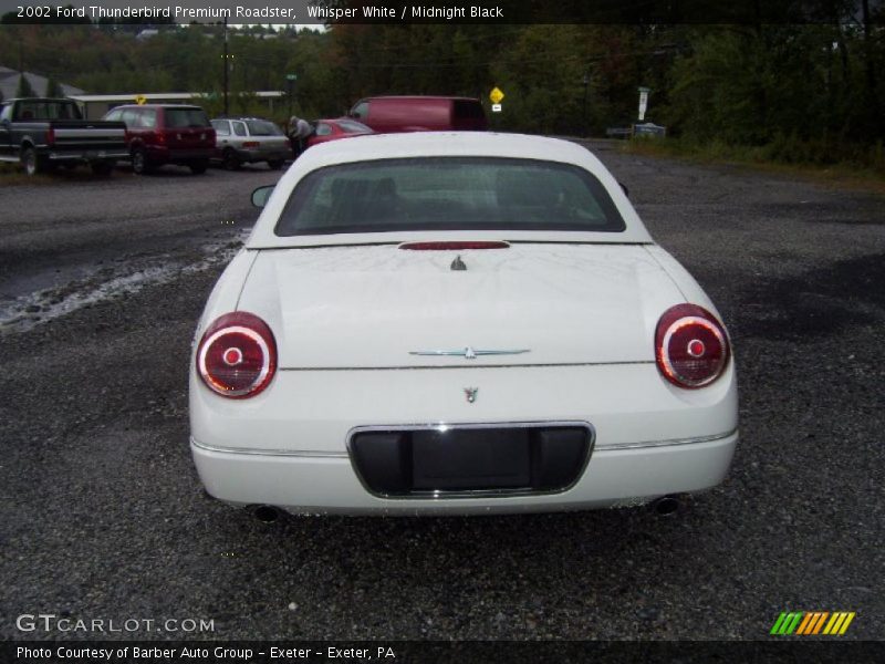 Whisper White / Midnight Black 2002 Ford Thunderbird Premium Roadster