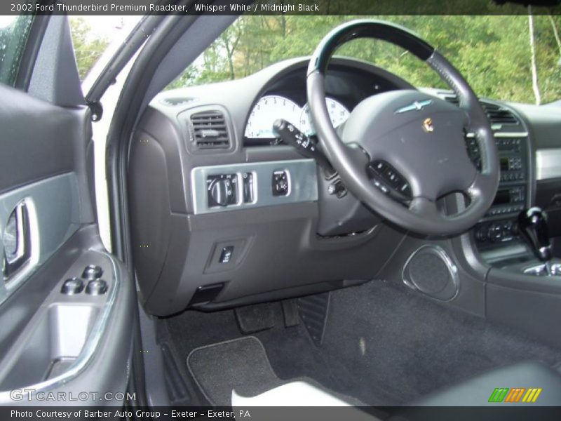 Whisper White / Midnight Black 2002 Ford Thunderbird Premium Roadster