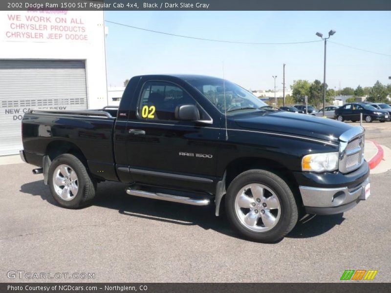 Black / Dark Slate Gray 2002 Dodge Ram 1500 SLT Regular Cab 4x4