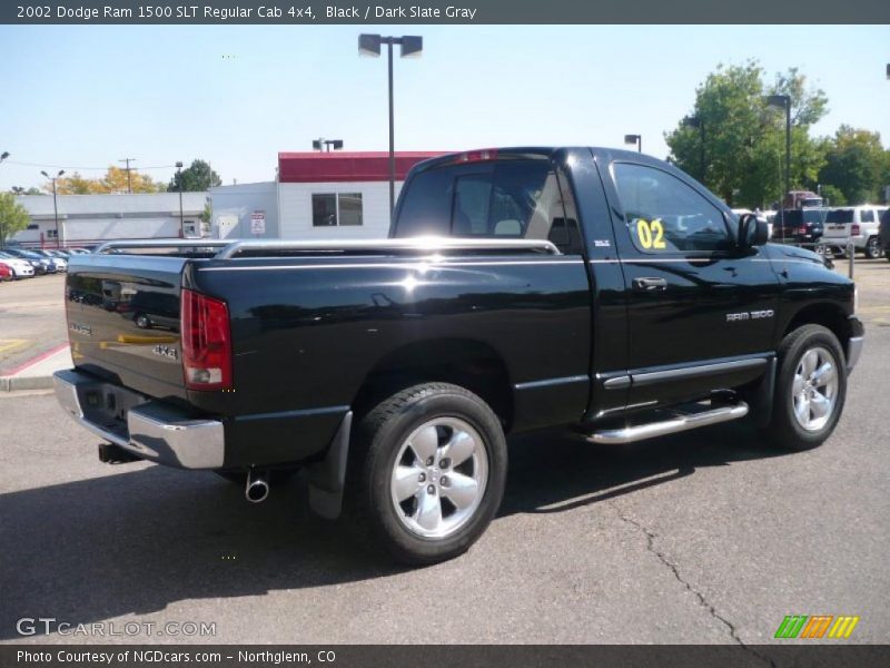 Black / Dark Slate Gray 2002 Dodge Ram 1500 SLT Regular Cab 4x4