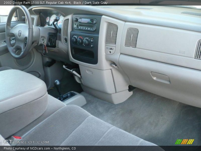 Black / Dark Slate Gray 2002 Dodge Ram 1500 SLT Regular Cab 4x4