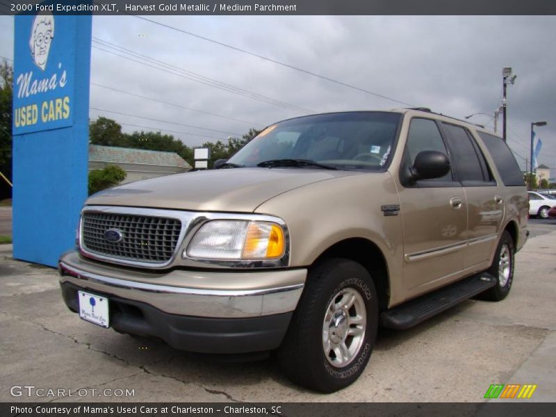 Harvest Gold Metallic / Medium Parchment 2000 Ford Expedition XLT