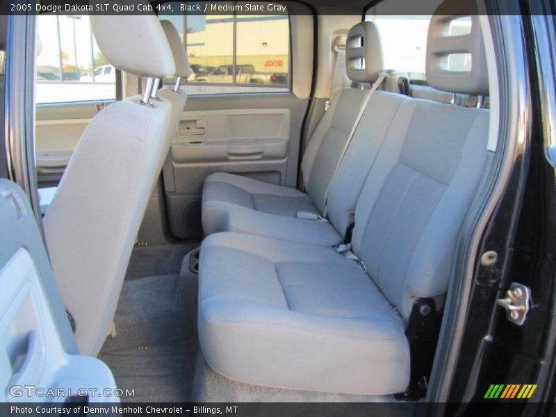 Black / Medium Slate Gray 2005 Dodge Dakota SLT Quad Cab 4x4