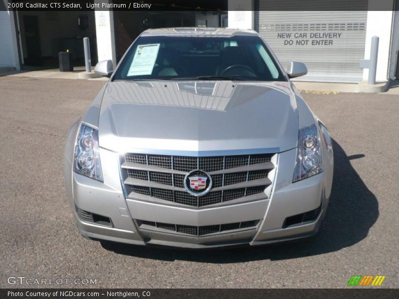 Light Platinum / Ebony 2008 Cadillac CTS Sedan