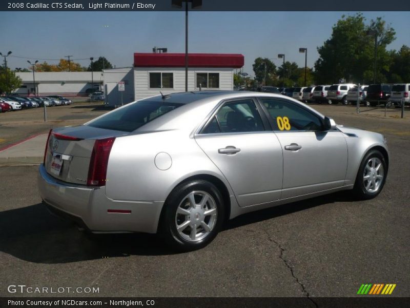 Light Platinum / Ebony 2008 Cadillac CTS Sedan