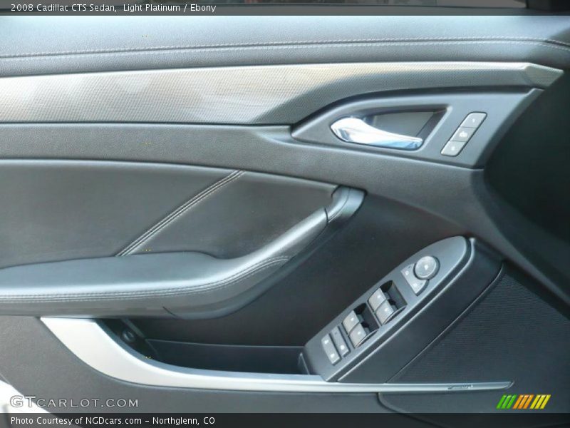Light Platinum / Ebony 2008 Cadillac CTS Sedan