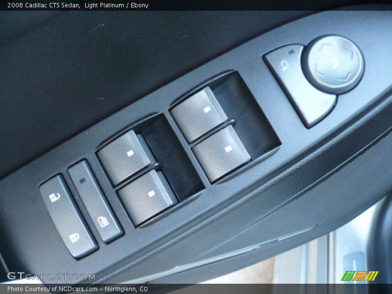 Light Platinum / Ebony 2008 Cadillac CTS Sedan