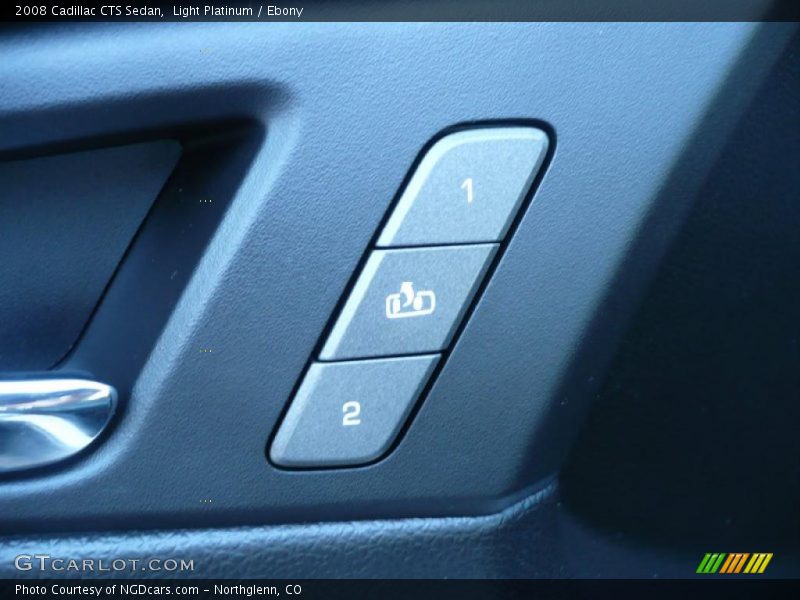 Light Platinum / Ebony 2008 Cadillac CTS Sedan