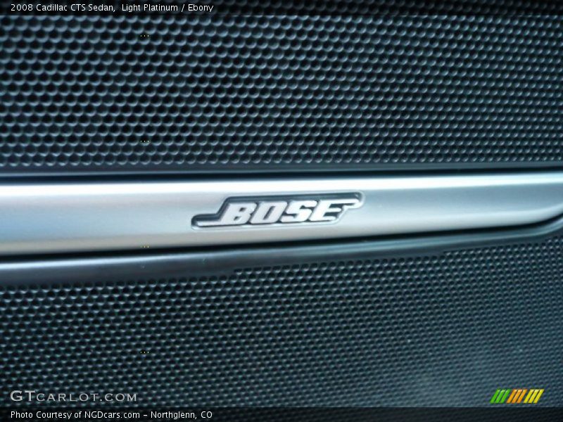 Light Platinum / Ebony 2008 Cadillac CTS Sedan