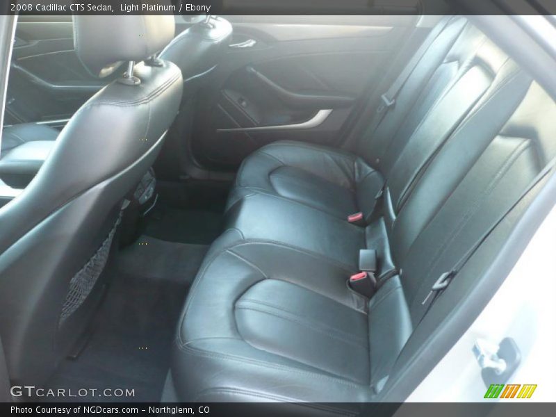 Light Platinum / Ebony 2008 Cadillac CTS Sedan