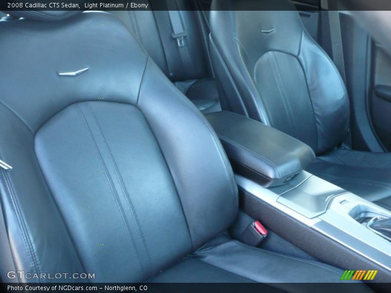 Light Platinum / Ebony 2008 Cadillac CTS Sedan