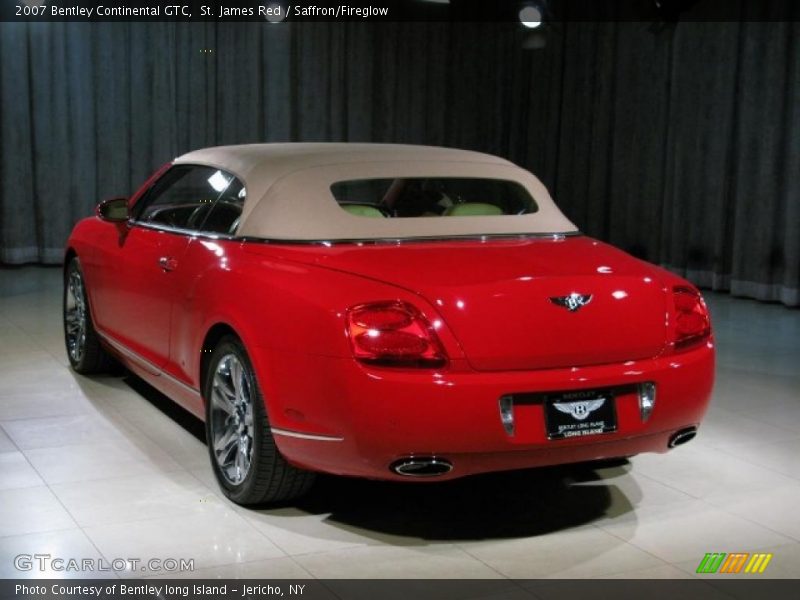 St. James Red / Saffron/Fireglow 2007 Bentley Continental GTC