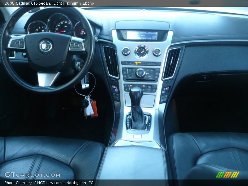 Light Platinum / Ebony 2008 Cadillac CTS Sedan