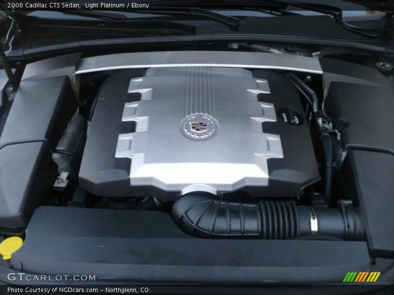 Light Platinum / Ebony 2008 Cadillac CTS Sedan