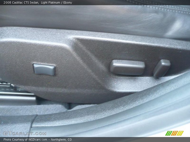 Light Platinum / Ebony 2008 Cadillac CTS Sedan
