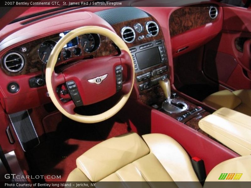 St. James Red / Saffron/Fireglow 2007 Bentley Continental GTC