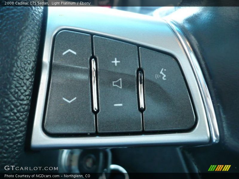 Light Platinum / Ebony 2008 Cadillac CTS Sedan