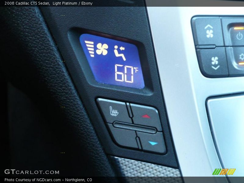 Light Platinum / Ebony 2008 Cadillac CTS Sedan