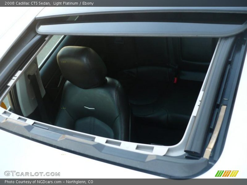 Light Platinum / Ebony 2008 Cadillac CTS Sedan