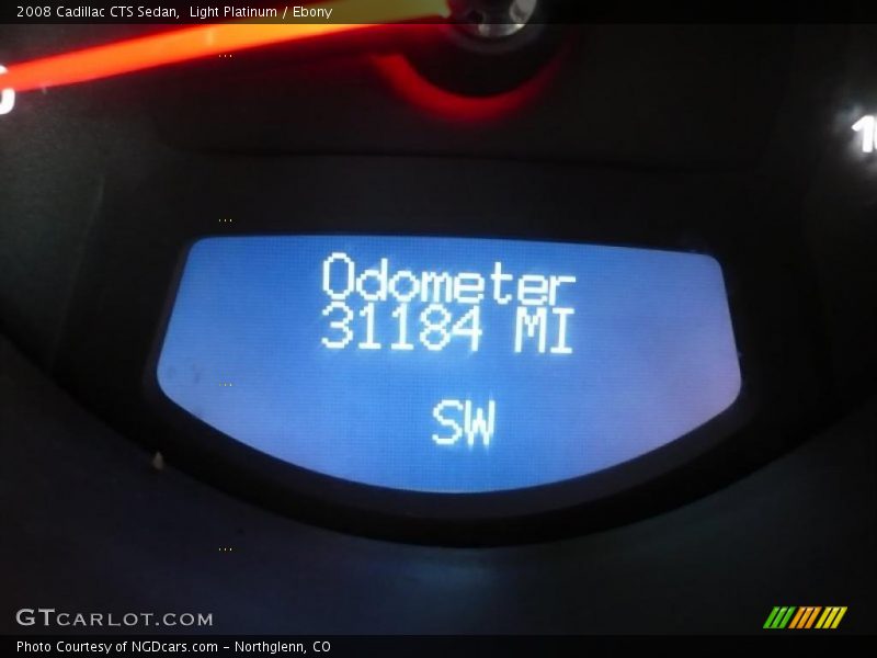 Light Platinum / Ebony 2008 Cadillac CTS Sedan