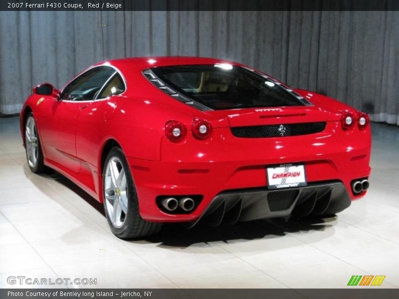Red / Beige 2007 Ferrari F430 Coupe