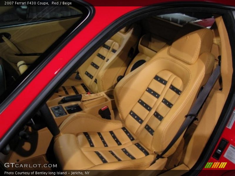 Red / Beige 2007 Ferrari F430 Coupe
