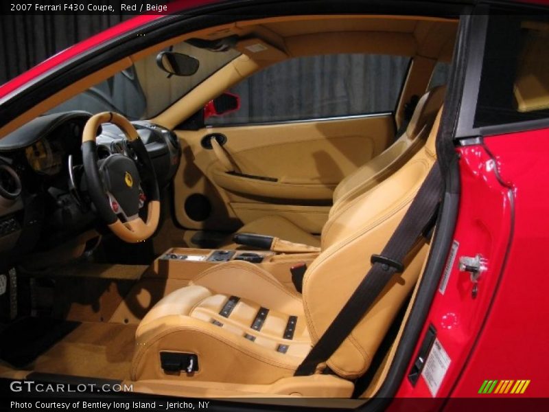 Red / Beige 2007 Ferrari F430 Coupe