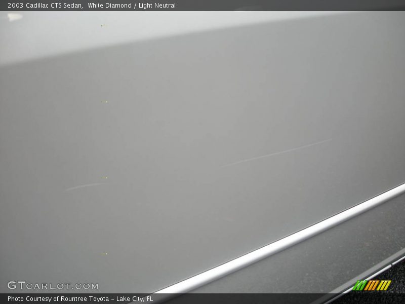 White Diamond / Light Neutral 2003 Cadillac CTS Sedan