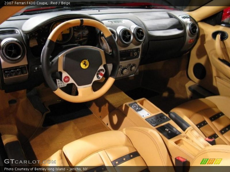 Red / Beige 2007 Ferrari F430 Coupe