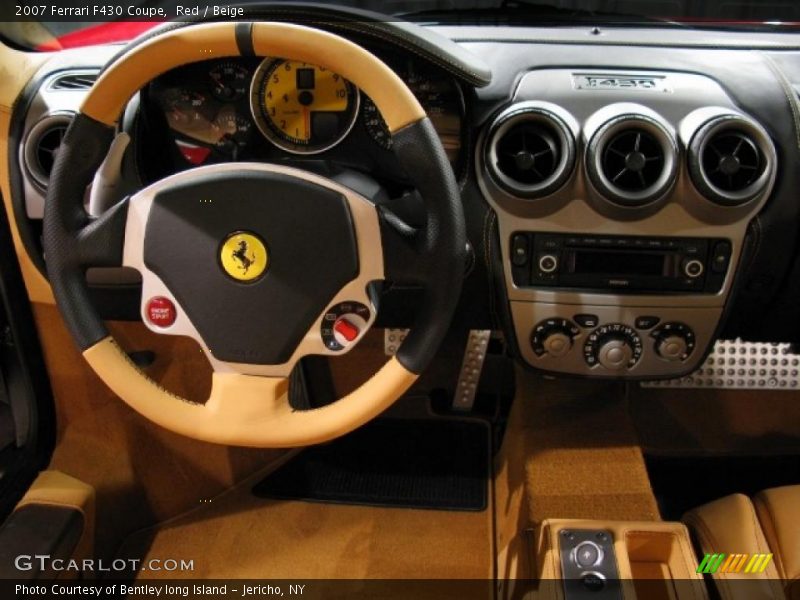 Red / Beige 2007 Ferrari F430 Coupe