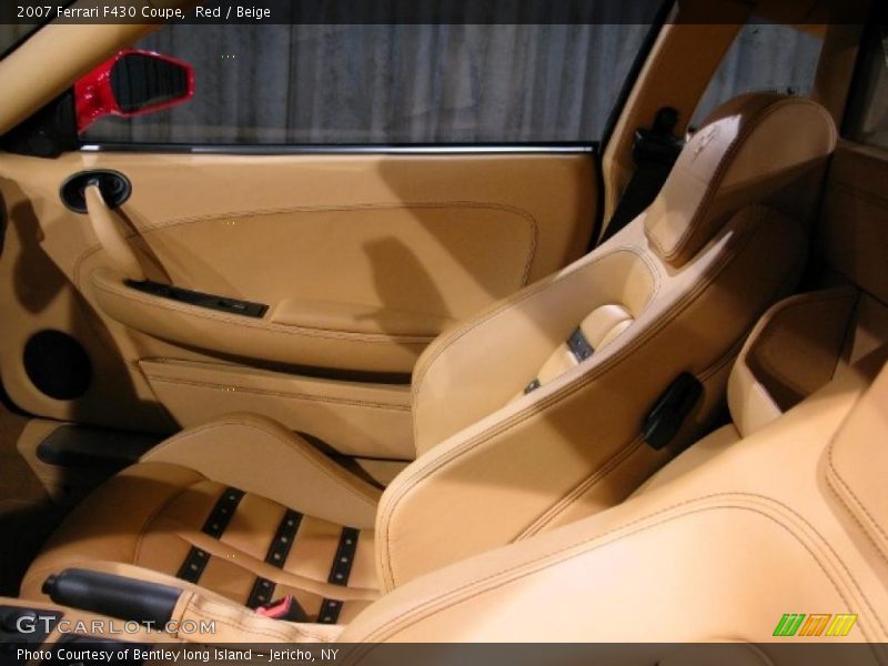 Red / Beige 2007 Ferrari F430 Coupe