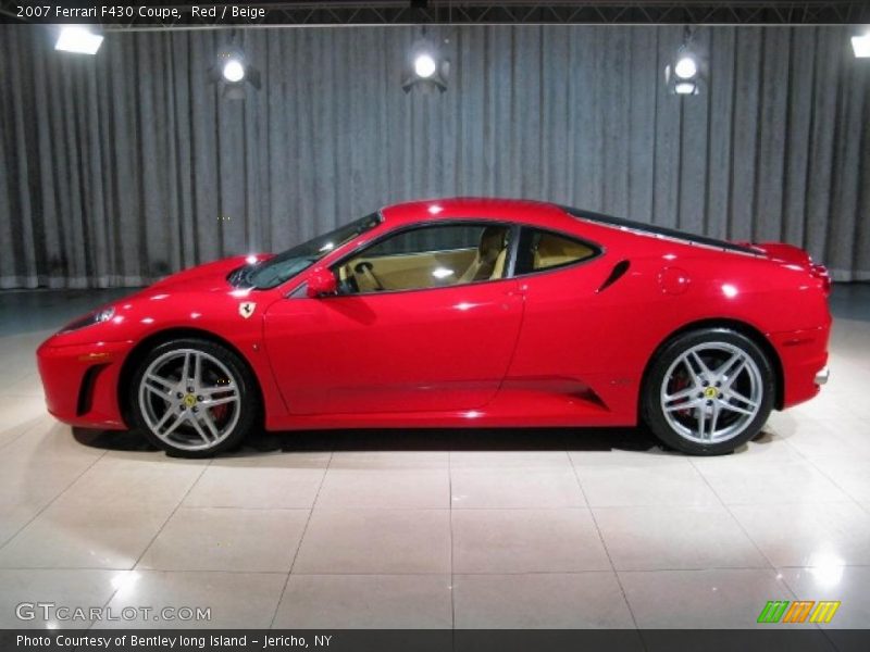 Red / Beige 2007 Ferrari F430 Coupe