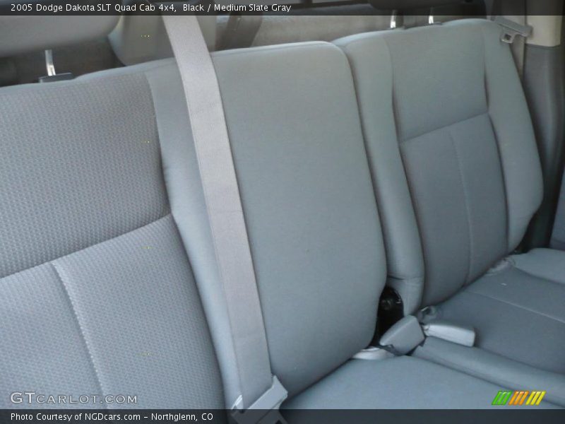 Black / Medium Slate Gray 2005 Dodge Dakota SLT Quad Cab 4x4
