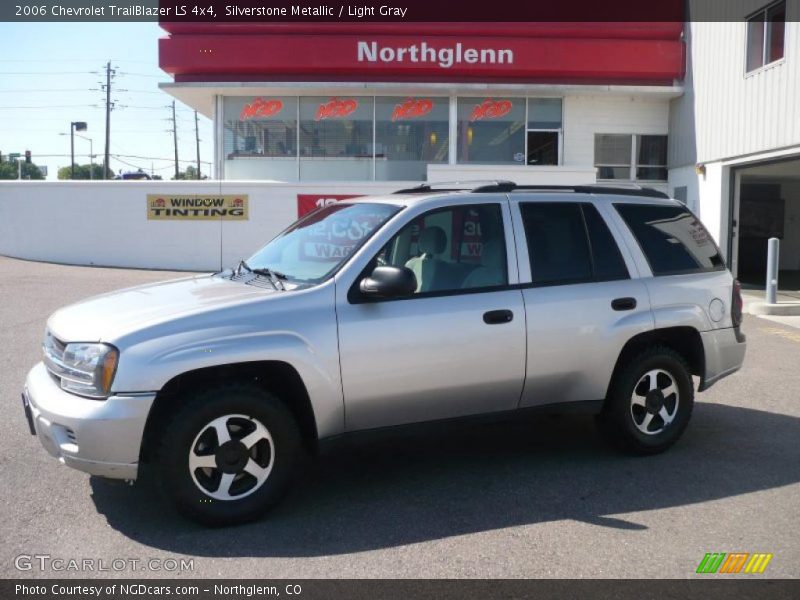 Silverstone Metallic / Light Gray 2006 Chevrolet TrailBlazer LS 4x4