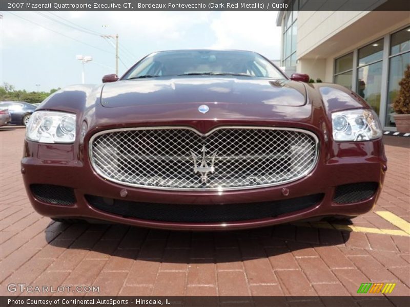 Bordeaux Pontevecchio (Dark Red Metallic) / Cuoio 2007 Maserati Quattroporte Executive GT