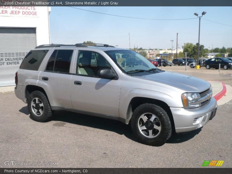 Silverstone Metallic / Light Gray 2006 Chevrolet TrailBlazer LS 4x4