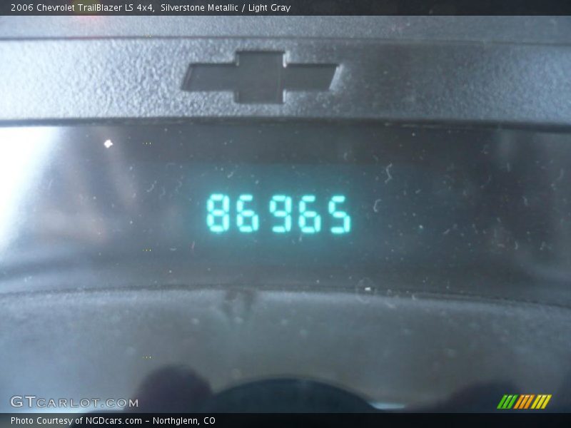 Silverstone Metallic / Light Gray 2006 Chevrolet TrailBlazer LS 4x4