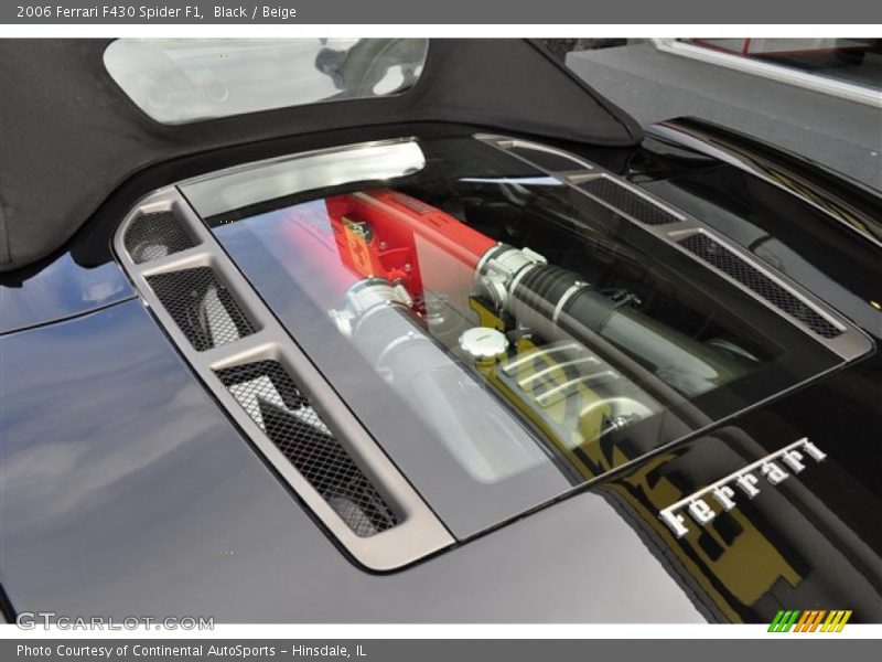 Black / Beige 2006 Ferrari F430 Spider F1