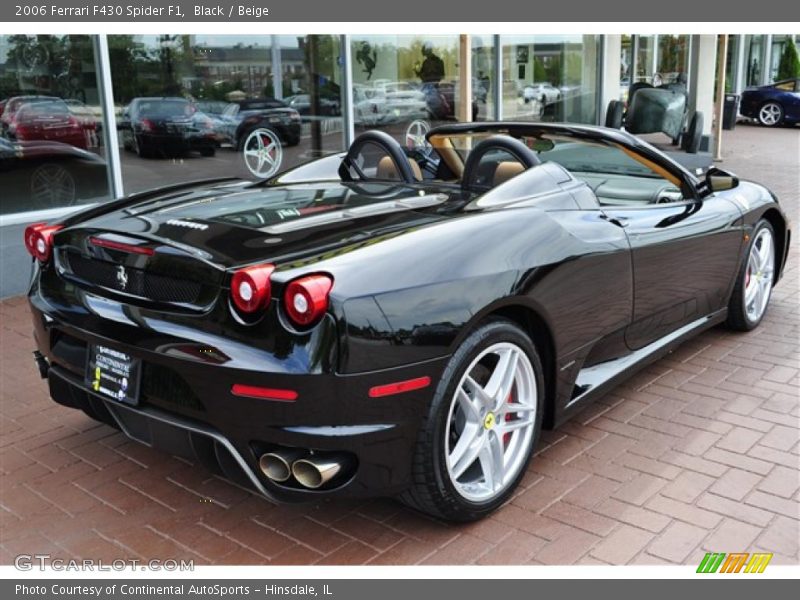 Black / Beige 2006 Ferrari F430 Spider F1