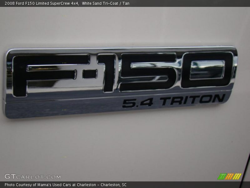 White Sand Tri-Coat / Tan 2008 Ford F150 Limited SuperCrew 4x4