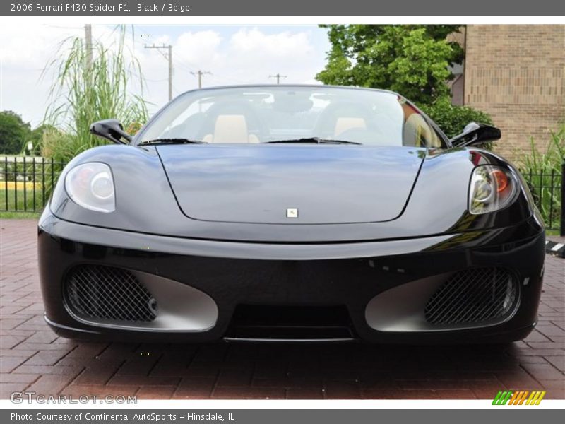 Black / Beige 2006 Ferrari F430 Spider F1