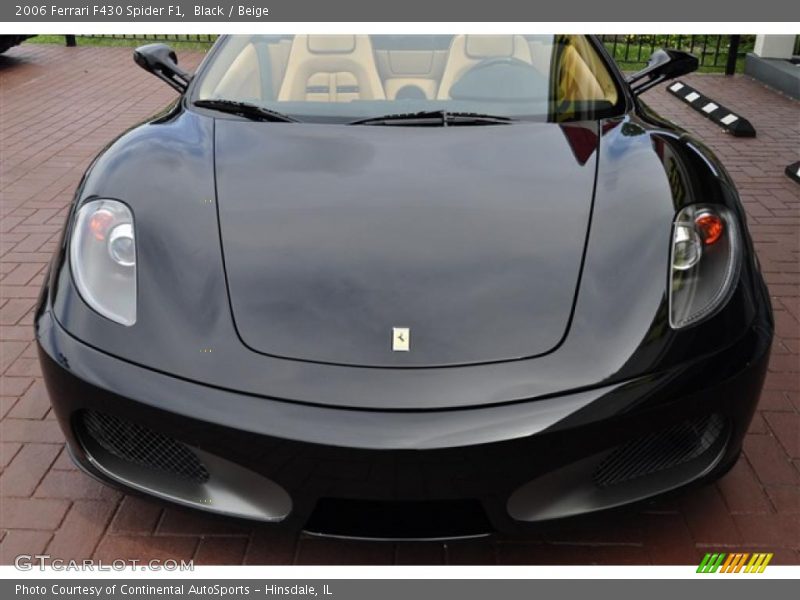 Black / Beige 2006 Ferrari F430 Spider F1